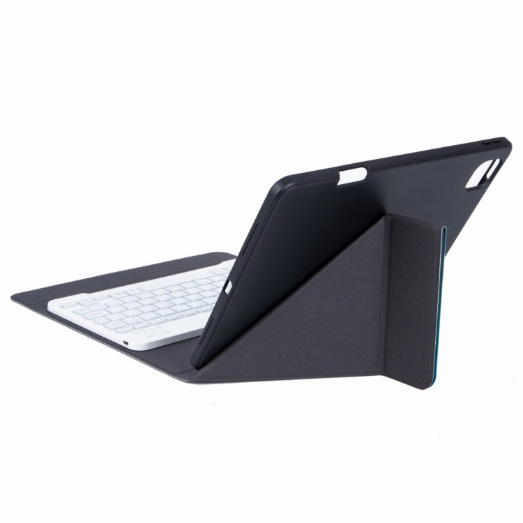 H-102 Bluetooth Keyboard Leather Case with Rear Three-fold Holder For iPad 10.2 2020 & 2019 / Pro 10.5 inch(Rainbow) - Universal by PMC TechLife | Online Shopping South Africa | PMC TechLife