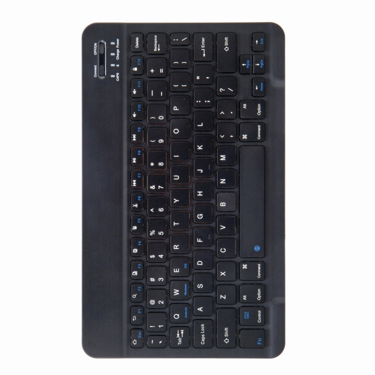 H-097 Bluetooth Keyboard Leather Case with Rear Three-fold Holder For iPad 9.7 2018 & 2017(Black) - Universal by PMC TechLife | Online Shopping South Africa | PMC TechLife