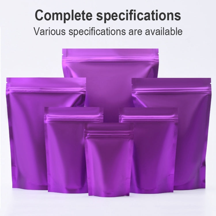100 PCS/Set Matte Aluminum Foil Snack Stand-up Pouch, Size:8x12+3cm(Pink) - Preservation Supplies by PMC TechLife | Online Shopping South Africa | PMC TechLife | Buy Now Pay Later Mobicred