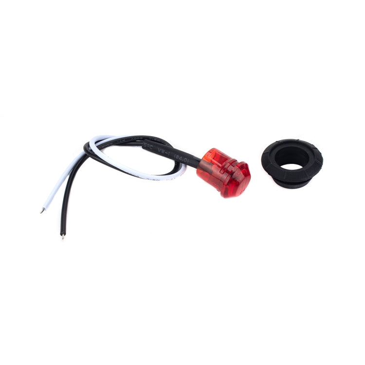 A5010 Red Light 10 in 1 Truck Trailer LED Round Side Marker Lamp - Warning Lights by PMC TechLife | Online Shopping South Africa | PMC TechLife | Buy Now Pay Later Mobicred