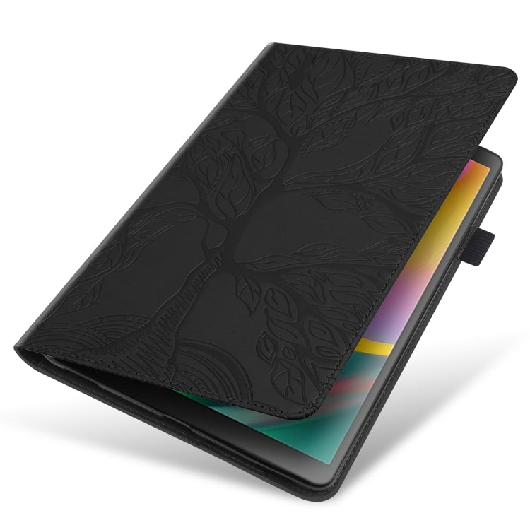 For Amazon Kindle Paperwhite 5 2021 Life Tree Series Leather Tablet Case(Black) - Amazon by PMC TechLife | Online Shopping South Africa | PMC TechLife | Buy Now Pay Later Mobicred