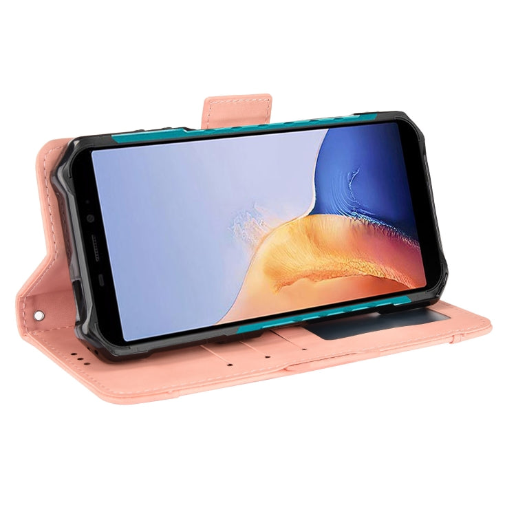 For Ulefone Armor X9 Skin Feel Calf Pattern Leather Phone Case(Pink) - Ulefone Cases by PMC Jewellery | Online Shopping South Africa | PMC Jewellery | Buy Now Pay Later Mobicred