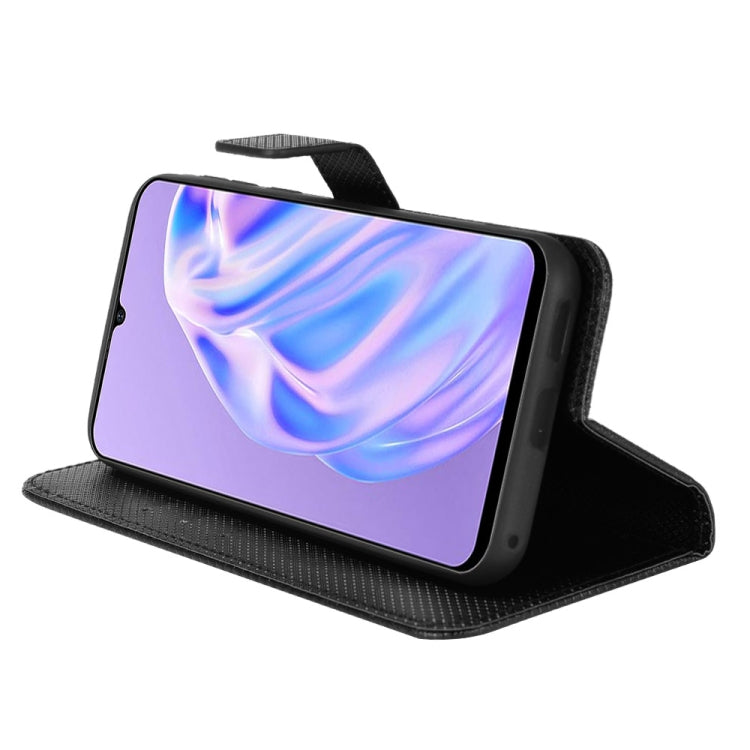 For Ulefone Note 6/ Note 6P Diamond Texture Leather Phone Case(Black) - Ulefone Cases by PMC Jewellery | Online Shopping South Africa | PMC Jewellery | Buy Now Pay Later Mobicred