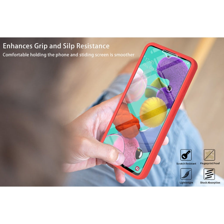 For Samsung Galaxy A51 4G Acrylic + TPU 360 Degrees Full Coverage Shockproof Phone Case(Green) - Galaxy Phone Cases by PMC TechLife | Online Shopping South Africa | PMC TechLife