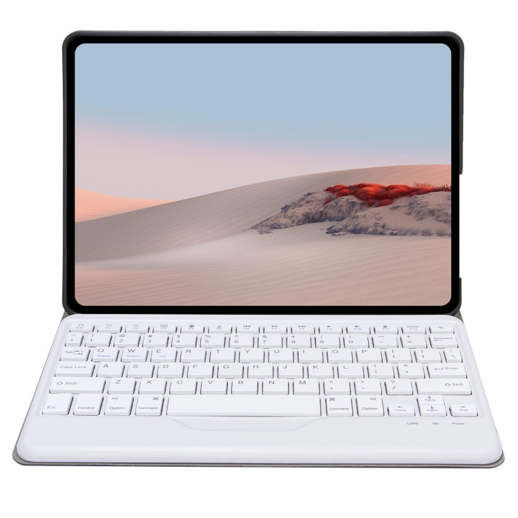 SFGO Tree Texture Bluetooth Keyboard Leather Case For Microsoft Surface Go 4 / 3 / 2 / 1(Black + White) - Others Keyboard by PMC TechLife | Online Shopping South Africa | PMC TechLife