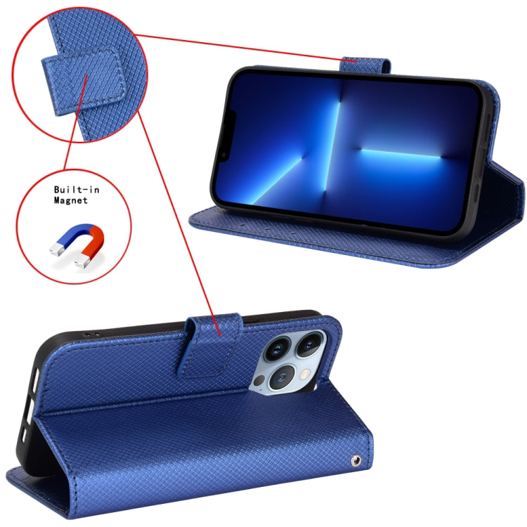 For Ulefone Armor X9 Diamond Texture Leather Phone Case(Blue) - Ulefone Cases by PMC Jewellery | Online Shopping South Africa | PMC Jewellery | Buy Now Pay Later Mobicred