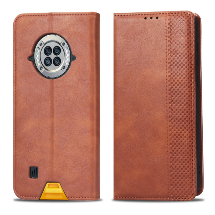 For Doogee S96 Pro Magnetic Buckle Retro Texture Leather Phone Case(Brown) - Doogee Cases by PMC Jewellery | Online Shopping South Africa | PMC Jewellery | Buy Now Pay Later Mobicred