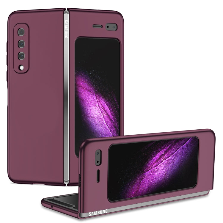 For Samsung Galaxy Fold Armor Foldable Phone Case(Wine Red) - Galaxy Phone Cases by PMC Jewellery | Online Shopping South Africa | PMC Jewellery