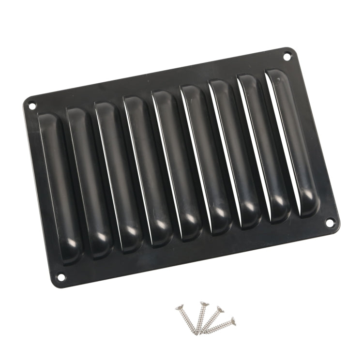 A6786 214x149mm RV / Bus Grille Vent Panel with Screws(Black) - Air Conditioning System by PMC TechLife | Online Shopping South Africa | PMC TechLife | Buy Now Pay Later Mobicred
