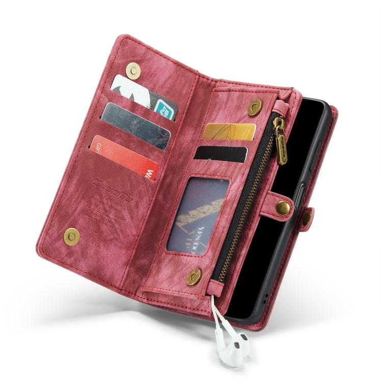 For Samsung Galaxy A13 5G CaseMe-008 Detachable Multifunctional Horizontal Flip Leather Case(Red) - Galaxy Phone Cases by CaseMe | Online Shopping South Africa | PMC Jewellery | Buy Now Pay Later Mobicred