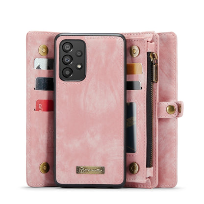 For Samsung Galaxy A33 5G CaseMe-008 Detachable Multifunctional Horizontal Flip Leather Case (Pink) - Galaxy Phone Cases by CaseMe | Online Shopping South Africa | PMC Jewellery | Buy Now Pay Later Mobicred