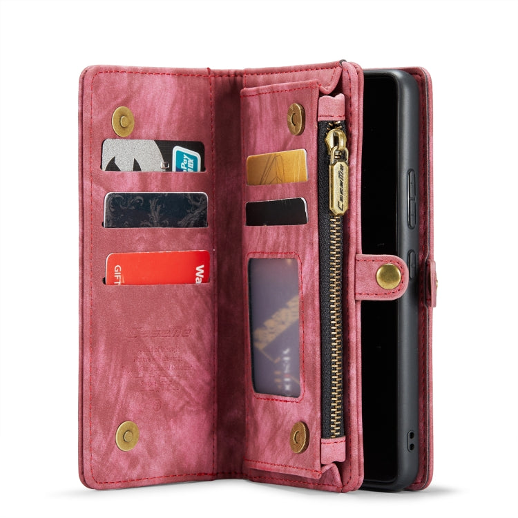 For Samsung Galaxy A53 5G CaseMe-008 Detachable Multifunctional Horizontal Flip Leather Case(Red) - free shipping - PMC Jewellery - Order now!