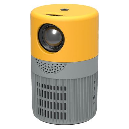 T400 100 inch Screen 3000 Lumens LED Mini Projector, Plug Type:US Plug(Grey Yellow) - Mini Projector by PMC Jewellery | Online Shopping South Africa | PMC Jewellery | Buy Now Pay Later Mobicred