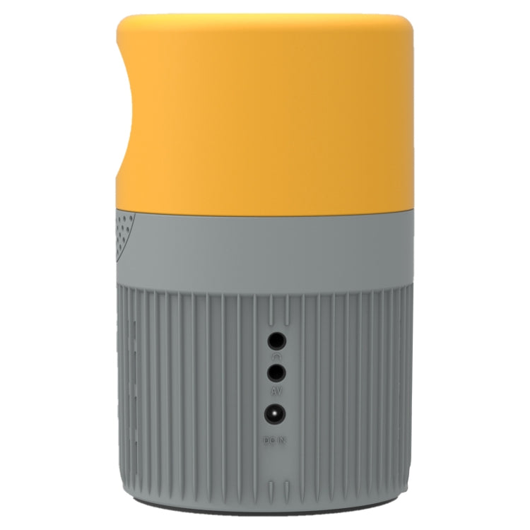 T400 100 inch Screen 3000 Lumens LED Mini Projector, Plug Type:US Plug(Grey Yellow) - Mini Projector by PMC TechLife | Online Shopping South Africa | PMC TechLife | Buy Now Pay Later Mobicred
