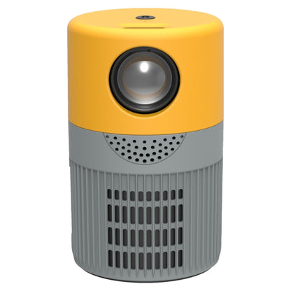 T400 100 inch Screen 3000 Lumens LED Mini Projector, Plug Type:UK Plug(Grey Yellow) - Mini Projector by PMC Jewellery | Online Shopping South Africa | PMC Jewellery | Buy Now Pay Later Mobicred