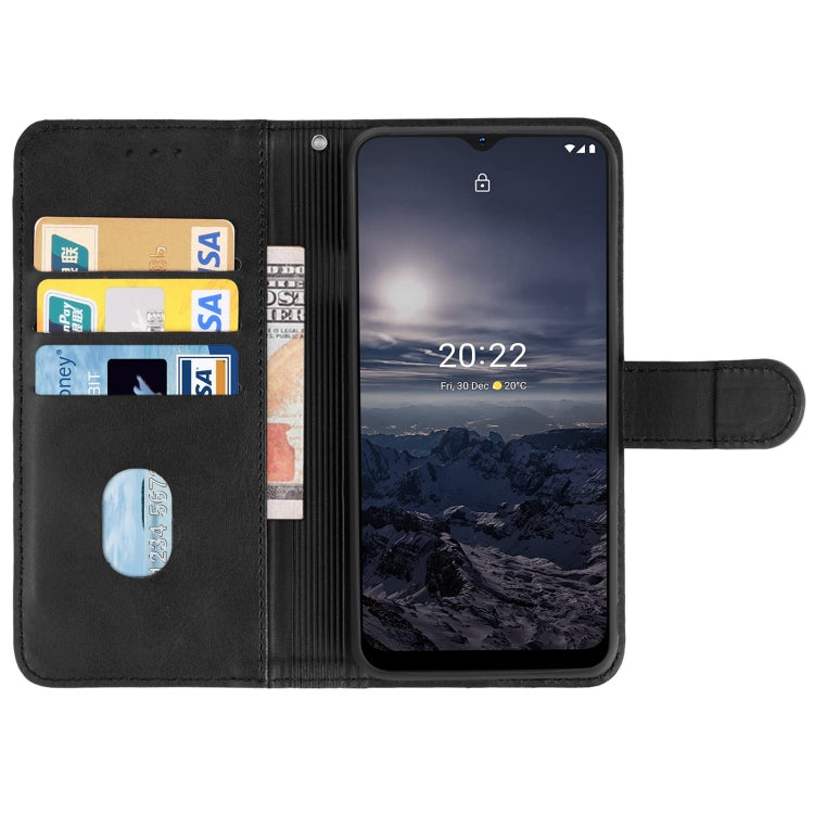 For Nokia G21 / G11 Leather Phone Case(Black) - Nokia Cases by PMC Jewellery | Online Shopping South Africa | PMC Jewellery | Buy Now Pay Later Mobicred