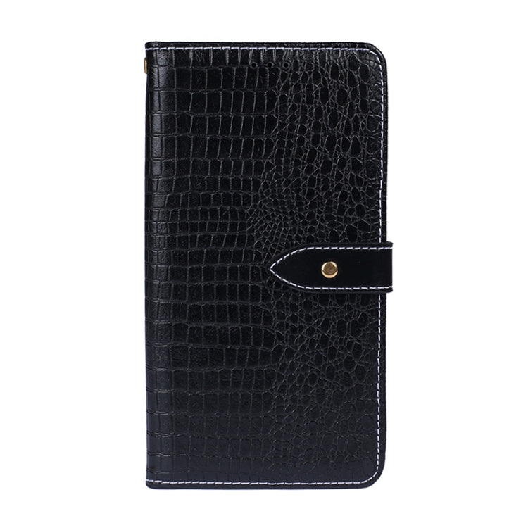 For Blackview A70 Pro idewei Crocodile Texture Leather Phone Case(Black) - More Brand by idewei | Online Shopping South Africa | PMC TechLife | Buy Now Pay Later Mobicred
