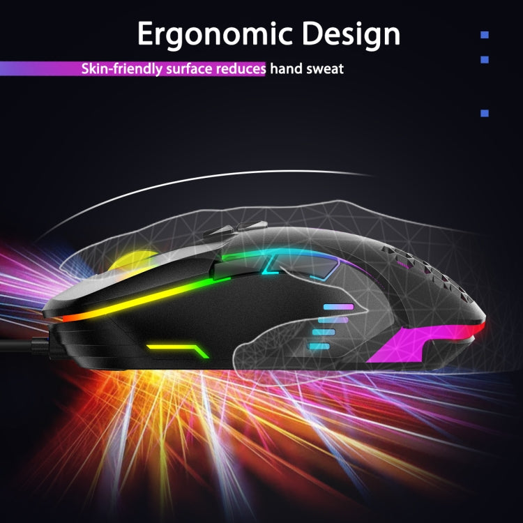 ONIKUMA CW902 RGB Lighting Wired Mouse(Black) - free shipping - PMC Jewellery - Order now!