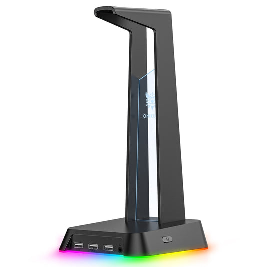 ONIKUMA ST-2 RGB Lighting Headset Holder Stand(Black) - Headset Stand by ONIKUMA | Online Shopping South Africa | PMC Jewellery | Buy Now Pay Later Mobicred