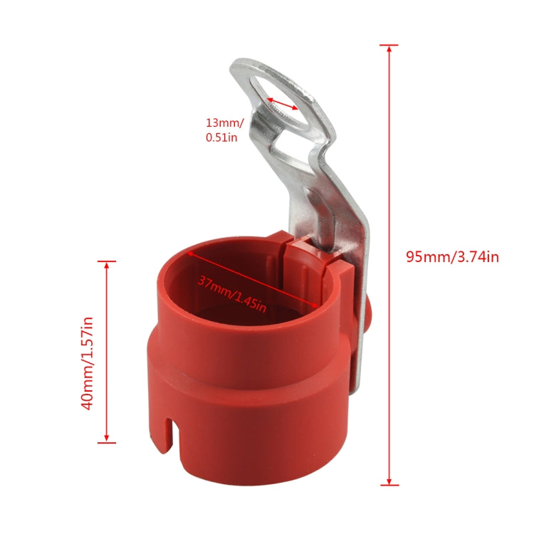 A6950-02 Trailer Plug Holder Connector Retainer(Red) - free shipping - PMC TechLife - Order now!