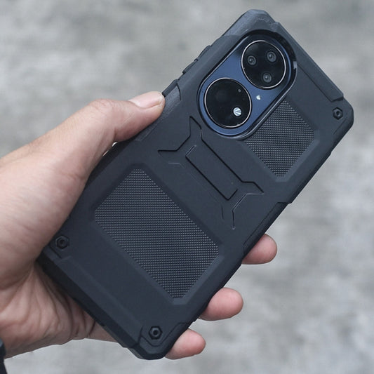 For Huawei P50 FATBEAR Armor Shockproof Cooling Phone Case(Black) - Huawei Cases by FATBEAR | Online Shopping South Africa | PMC Jewellery | Buy Now Pay Later Mobicred