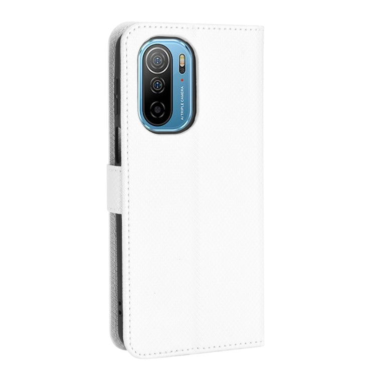 For Ulefone Note 13P Diamond Texture Leather Phone Case(White) - Ulefone Cases by PMC Jewellery | Online Shopping South Africa | PMC Jewellery | Buy Now Pay Later Mobicred