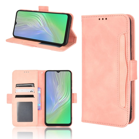 For Blackview A55 Skin Feel Calf Pattern Leather Phone Case(Pink) - More Brand by PMC Jewellery | Online Shopping South Africa | PMC Jewellery