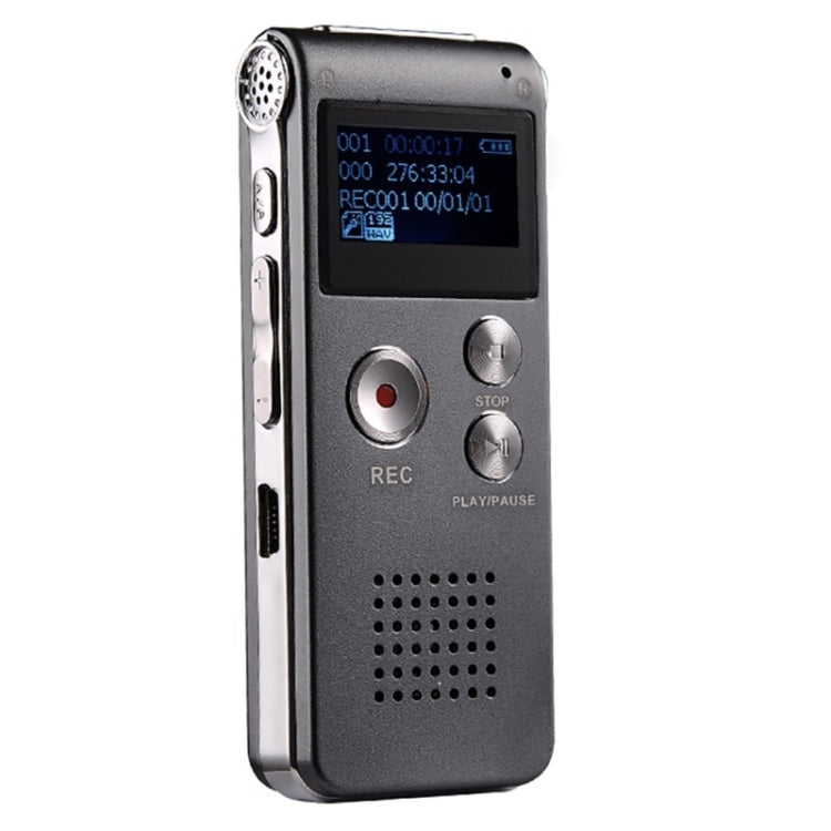 SK-012 4GB USB Dictaphone Digital Audio Voice Recorder with WAV MP3 Player VAR Function(Grey) - Other Style by PMC TechLife | Online Shopping South Africa | PMC TechLife | Buy Now Pay Later Mobicred