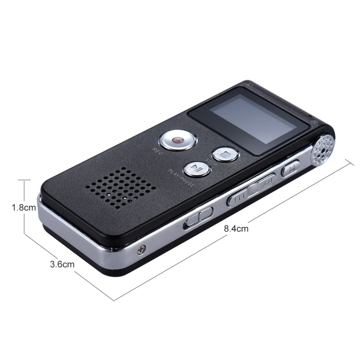 SK-012 4GB USB Dictaphone Digital Audio Voice Recorder with WAV MP3 Player VAR Function(Grey) - Other Style by PMC Jewellery | Online Shopping South Africa | PMC Jewellery | Buy Now Pay Later Mobicred