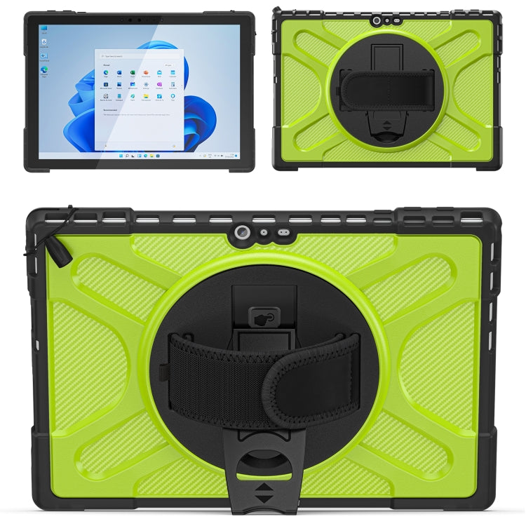 For MicroSoft Surface Pro 4 / 5 / 6 / 7 TPU + PC Tablet Case(Yellow Green) - free shipping - PMC TechLife - Order now!