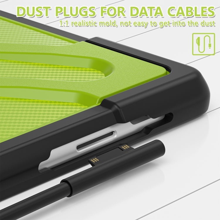 For MicroSoft Surface Pro 8 TPU + PC Tablet Case(Yellow Green) - Others by PMC TechLife | Online Shopping South Africa | PMC TechLife | Buy Now Pay Later Mobicred