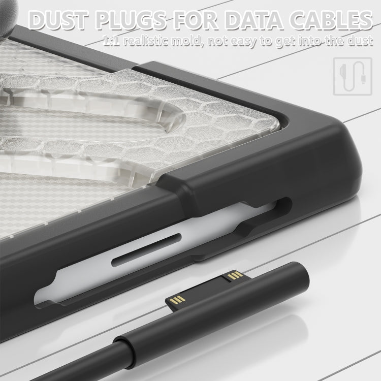 For MicroSoft Surface Pro 4 / 5 / 6 / 7 TPU + PC Tablet Case(Transparent) - Others by PMC TechLife | Online Shopping South Africa | PMC TechLife | Buy Now Pay Later Mobicred