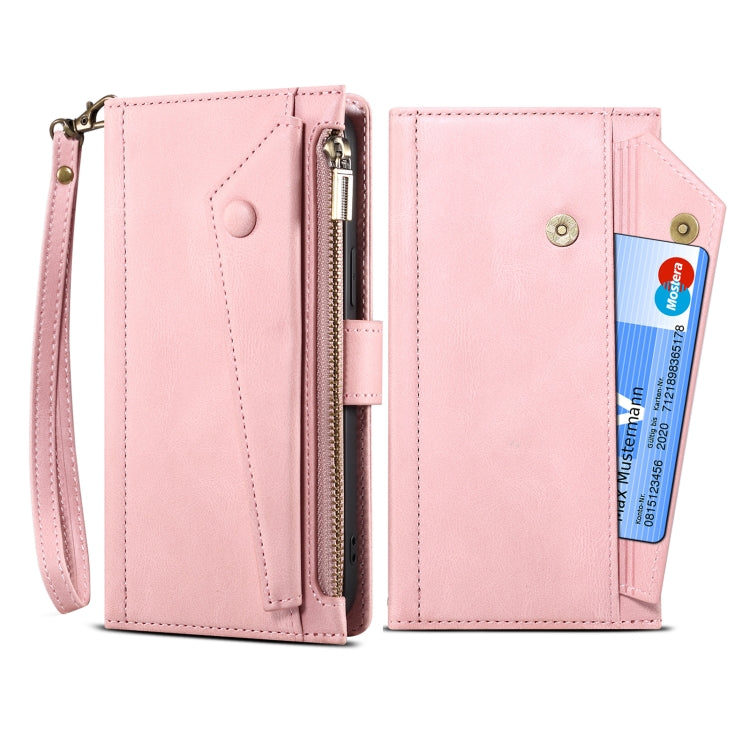 For Google Pixel 7 5G Retro Frosted Horizontal Flip Leather Phone Case(Rose Gold) - Google Cases by PMC TechLife | Online Shopping South Africa | PMC TechLife | Buy Now Pay Later Mobicred