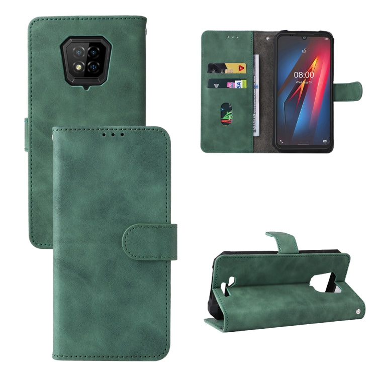 For Ulefone Armor 8 Skin Feel Magnetic Buckle Calf Texture Leather Phone Case(Green) - Ulefone Cases by PMC Jewellery | Online Shopping South Africa | PMC Jewellery | Buy Now Pay Later Mobicred