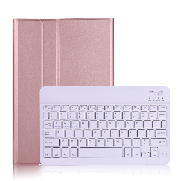 A700 Ultra-thin Bluetooth Keyboard Leather Case For Samsung Galaxy Tab S8 11 inch SM-X700 / SM-X706(Rose Gold) - Samsung Keyboard by PMC Jewellery | Online Shopping South Africa | PMC Jewellery | Buy Now Pay Later Mobicred