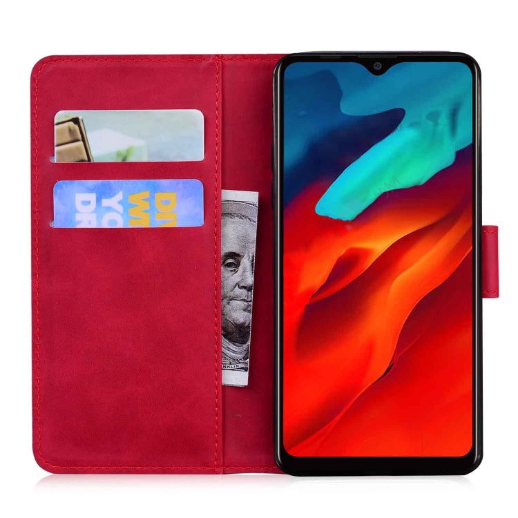 For Blackview A80 Pro Skin Feel Pure Color Flip Leather Phone Case(Red) - More Brand by PMC Jewellery | Online Shopping South Africa | PMC Jewellery | Buy Now Pay Later Mobicred