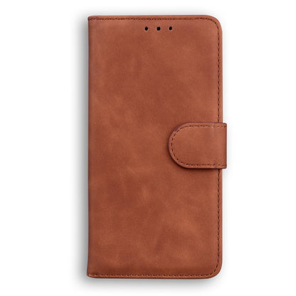 For Blackview A80 Pro Skin Feel Pure Color Flip Leather Phone Case(Brown) - More Brand by PMC Jewellery | Online Shopping South Africa | PMC Jewellery | Buy Now Pay Later Mobicred