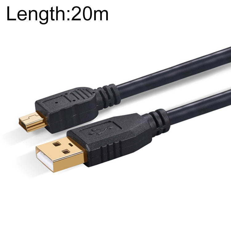 20m Mini 5 Pin to USB 2.0 Camera Extension Data Cable -  by PMC TechLife | Online Shopping South Africa | PMC TechLife | Buy Now Pay Later Mobicred