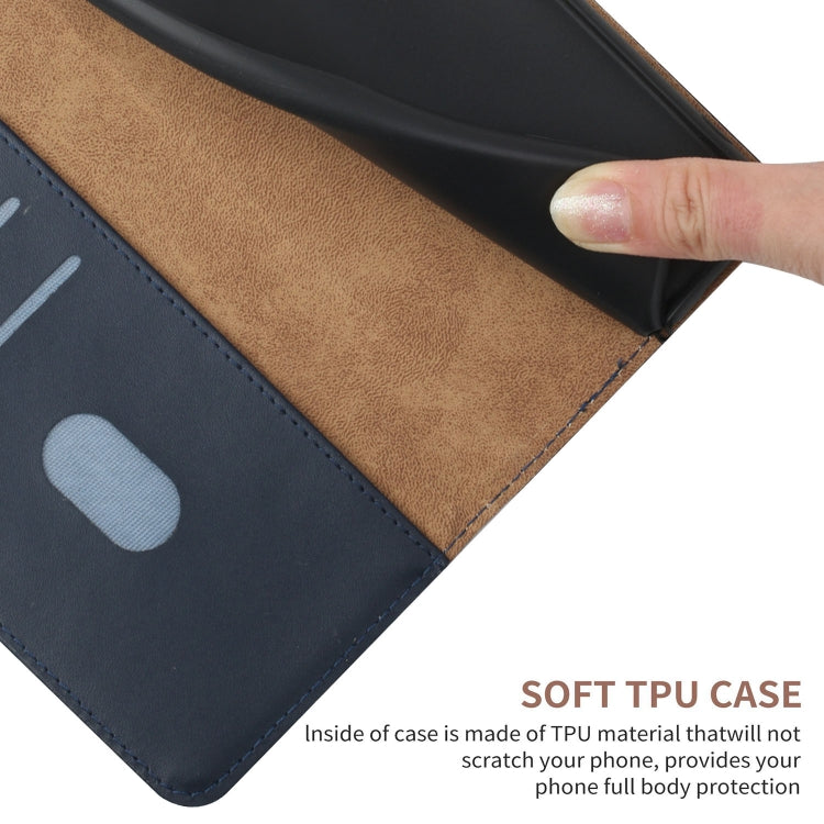 For Nokia 2.4 Genuine Leather Fingerprint-proof Horizontal Flip Phone Case(Blue) - free shipping - PMC TechLife - Order now!