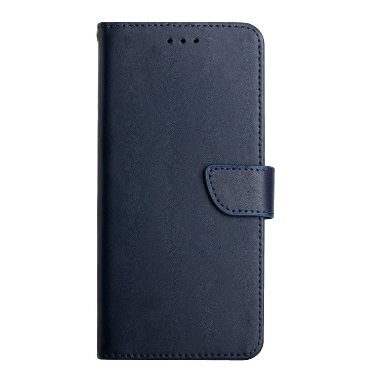 For OnePlus 10 Pro Genuine Leather Fingerprint-proof Horizontal Flip Phone Case(Blue) - OnePlus Cases by PMC TechLife | Online Shopping South Africa | PMC TechLife | Buy Now Pay Later Mobicred