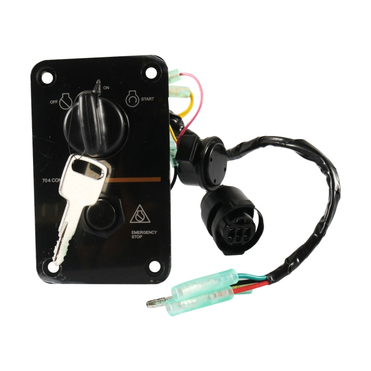 Outboard / Yacht Single Engine Key Switch Panel Kit for Yamaha 704-82570-08-00 - Marine Accessories & Parts by PMC Jewellery | Online Shopping South Africa | PMC Jewellery | Buy Now Pay Later Mobicred