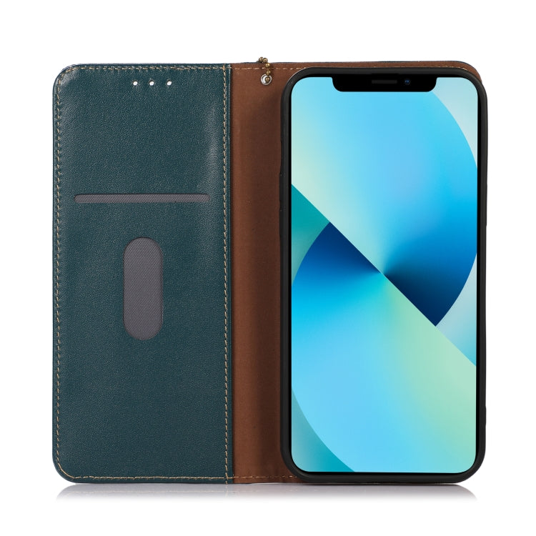 For Google Pixel 7 Pro 5G KHAZNEH Nappa Top Layer Cowhide Leather Phone Case(Green) - Google Cases by PMC TechLife | Online Shopping South Africa | PMC TechLife | Buy Now Pay Later Mobicred