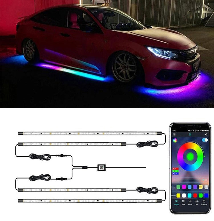 Car Modification Symphony Voice Control LED Chassis Lights, Specification:2 x 60cm + 2 x 90cm - Atmosphere lights by PMC TechLife | Online Shopping South Africa | PMC TechLife | Buy Now Pay Later Mobicred