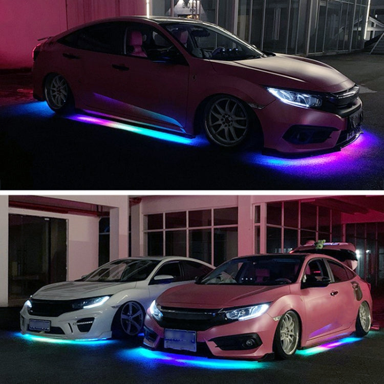 Car Modification Symphony Voice Control LED Chassis Lights, Specification:2 x 60cm + 2 x 90cm - Atmosphere lights by PMC Jewellery | Online Shopping South Africa | PMC Jewellery | Buy Now Pay Later Mobicred
