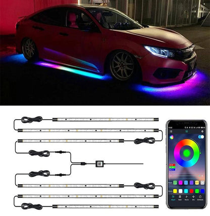 Car Modification Symphony Voice Control LED Chassis Lights, Specification:4 x 60cm + 2 x 90cm - Atmosphere lights by PMC Jewellery | Online Shopping South Africa | PMC Jewellery | Buy Now Pay Later Mobicred