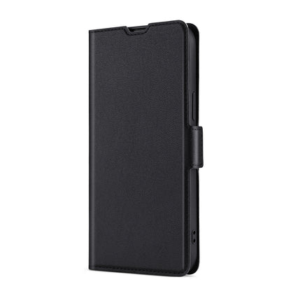 For Blackview A55 Ultra-thin Voltage Side Buckle PU + TPU Leather Phone Case(Black) - More Brand by PMC Jewellery | Online Shopping South Africa | PMC Jewellery