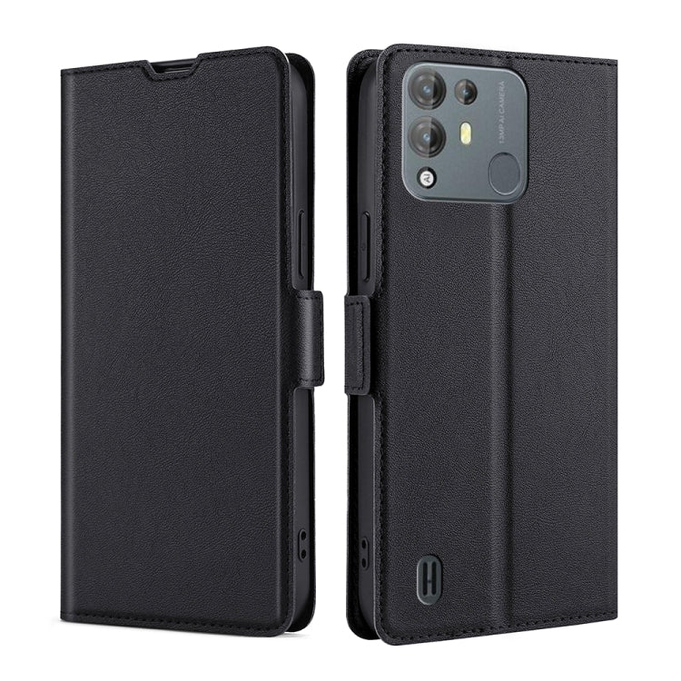 For Blackview A55 Pro Ultra-thin Voltage Side Buckle PU + TPU Leather Phone Case(Black) - More Brand by PMC Jewellery | Online Shopping South Africa | PMC Jewellery