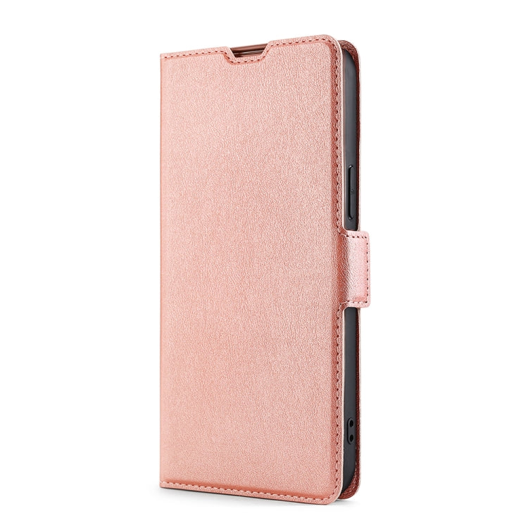 For Blackview A55 Pro Ultra-thin Voltage Side Buckle PU + TPU Leather Phone Case(Rose Gold) - More Brand by PMC Jewellery | Online Shopping South Africa | PMC Jewellery | Buy Now Pay Later Mobicred