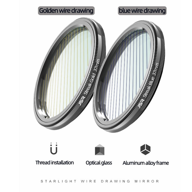 JSR Starlight Drawing Camera Lens Filter, Size:52mm(Streak Gold) - free shipping - PMC TechLife - Order now!