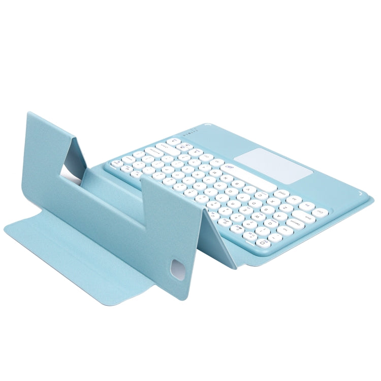 Bluetooth Keyboard Leather Case with Touchpad & Rotatable Bottom Case For iPad 10.2 2021 & 2020 & 2019 / Air 2019 / Pro 10.5 inch(Lavender Grey) - Universal by PMC TechLife | Online Shopping South Africa | PMC TechLife